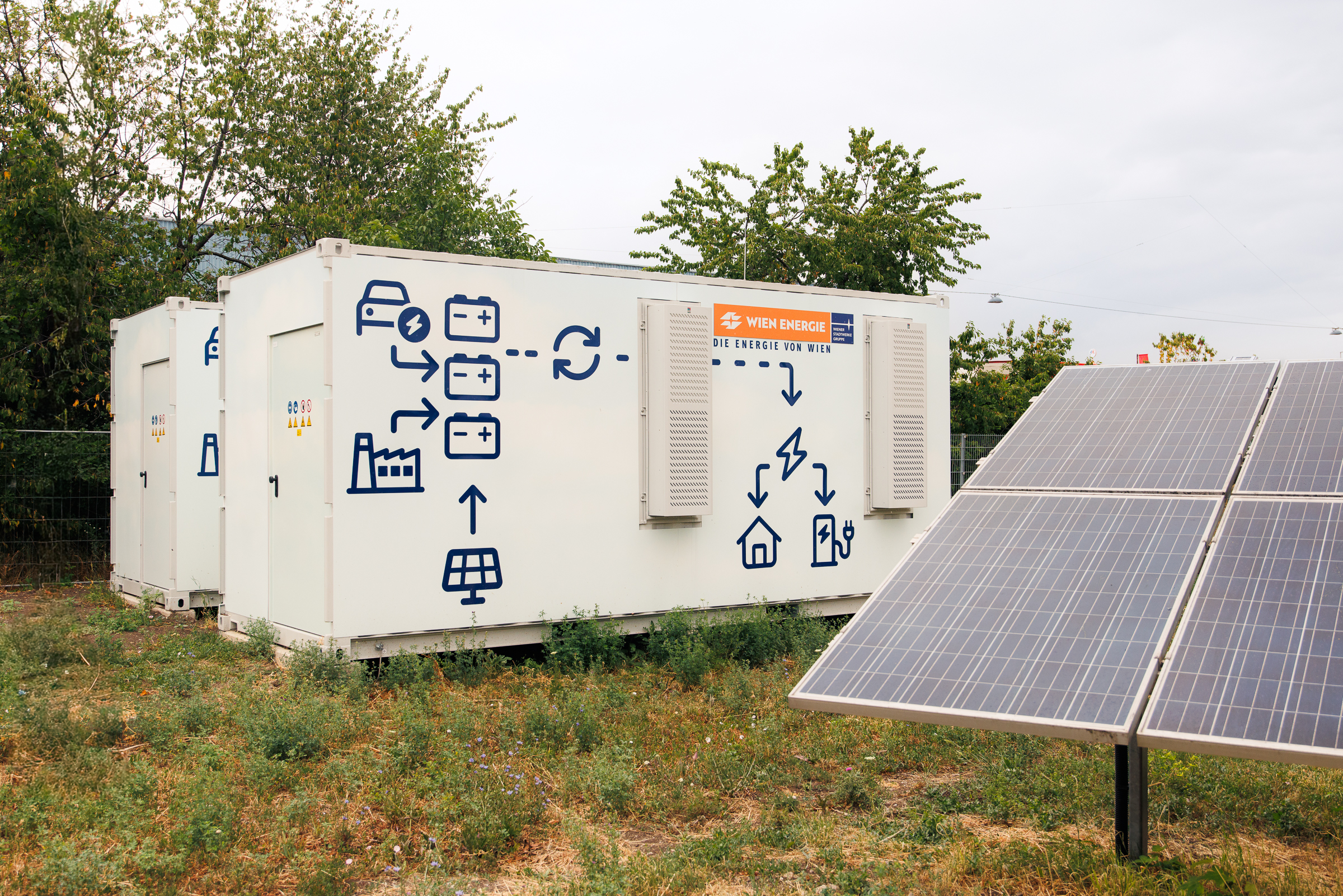 Batteriespeicher Inzersdorf der Wien Energie